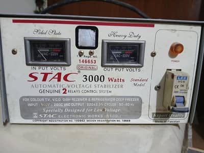 Voltage Stabilizer STAC 3000 Watts