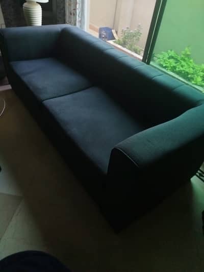 Sofa set three seater slightly used
