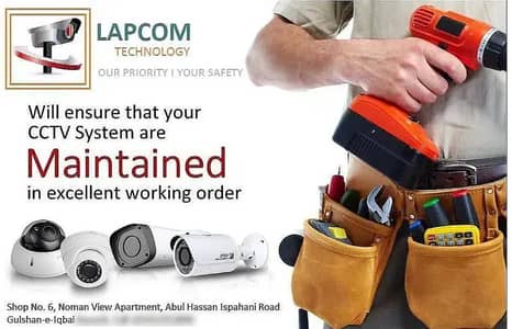 CCTV installation & Repair Services At Home & Office