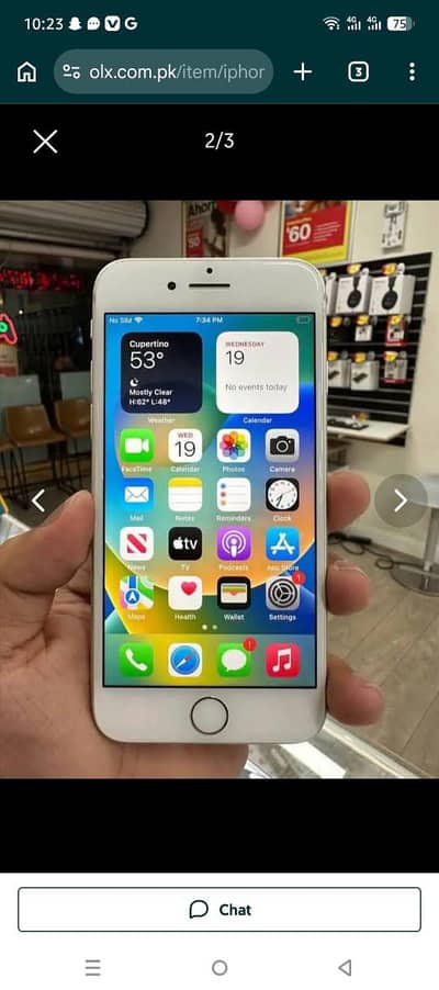 Apple iPhone 8 PTA Approved with box my Whatsapp 03314189217