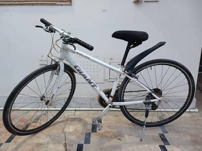 GIANT ESCAPE HYBRID BICYCLE (WHITE COLOR)