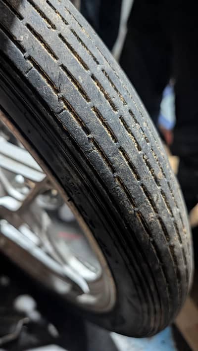 Suzuki 150 front tyre with tube