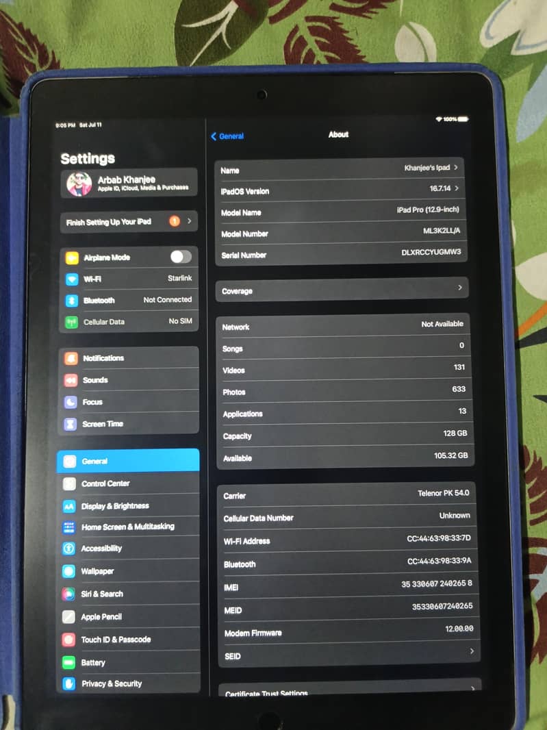 ipad pro 12.9 10/10 cond 3