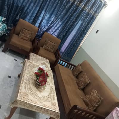 5 seater sofa set is available in  good condition