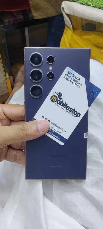 Samsung Mobile S24 Ultra 12/512 PTA Approved Dual sim Lusssh Pussh