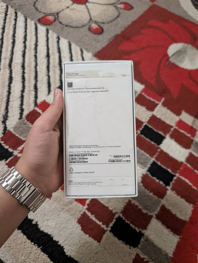 Apple iPhone 17 Pro Max 1 TB  With Box Pta Approved CL0N E 2