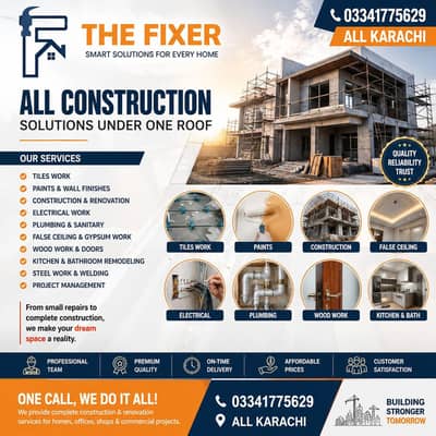 Construction professional services & Reasonable and affordable