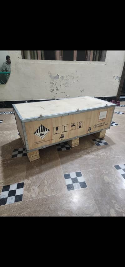 Wooden box of pylontech battery