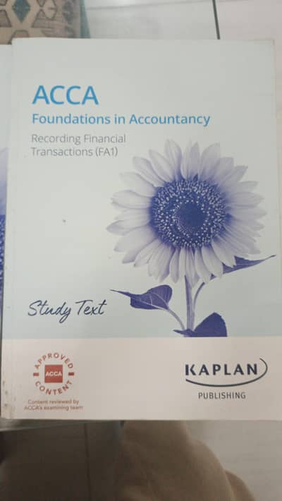 ACCA FA1 study text and exam kit