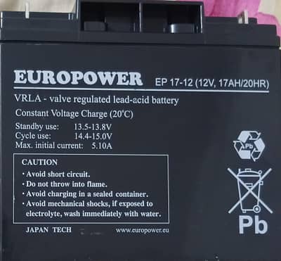 Just like new imported Valve Regulated Lead Acid Batteries