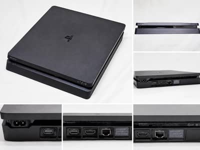PS4 Slim 500GB Disc Edition + Original Controller + HDMI + Power Cable