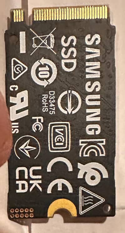 Samsung 1TB NVMe M. 2 SSD with 100% Health & Performance
