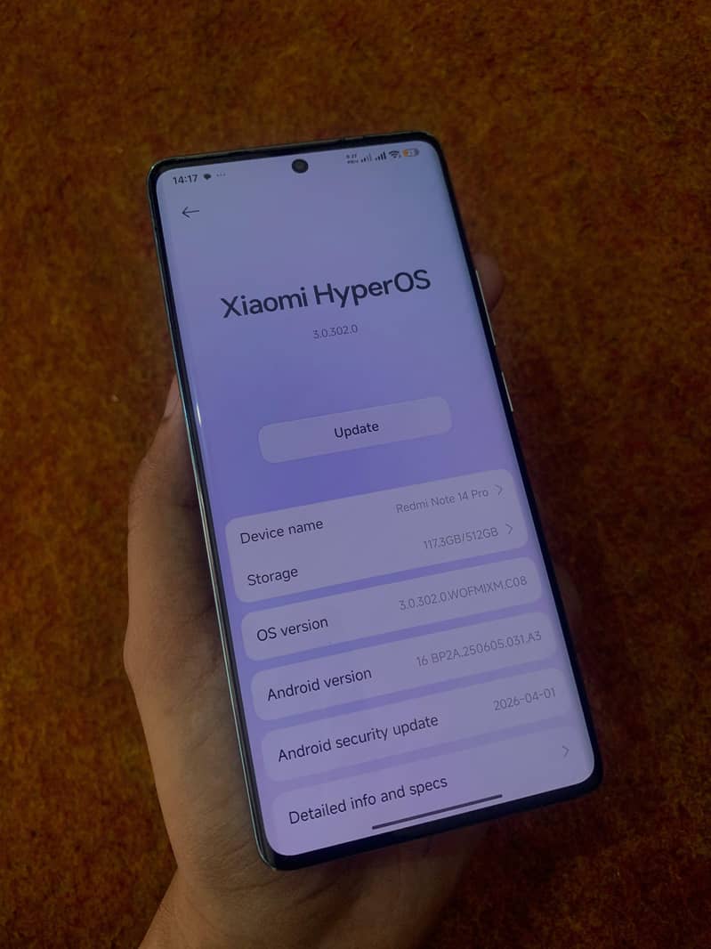 Xiaomi Redmi Note 14 Pro 0