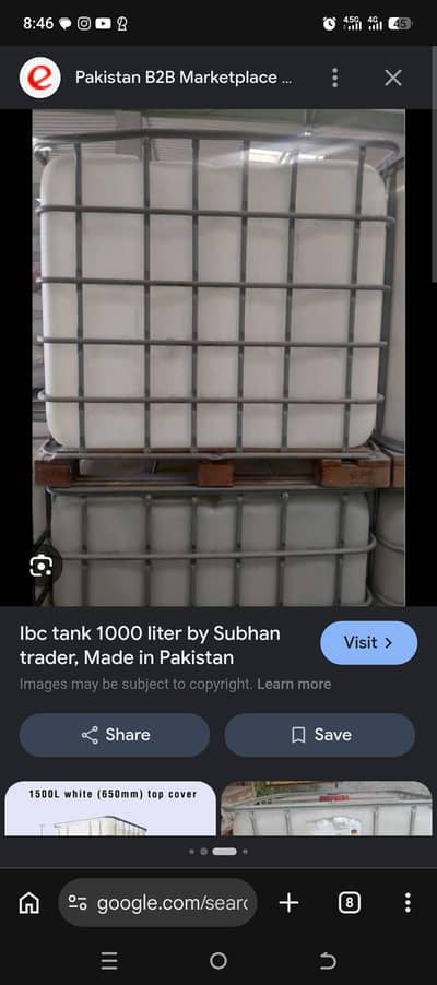 1000 liter Tank