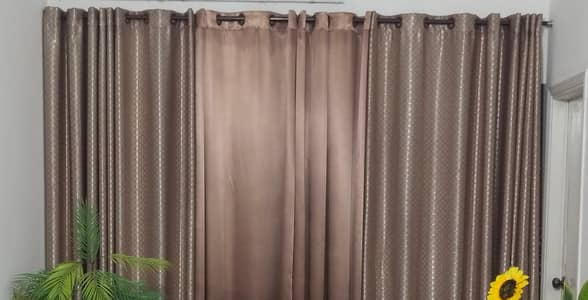 antique theme mirror with 2 candle stands, 3 metallic frames & curtain