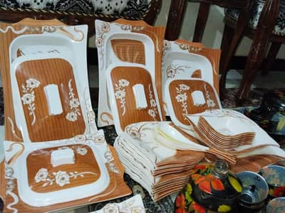 melamine dinner set