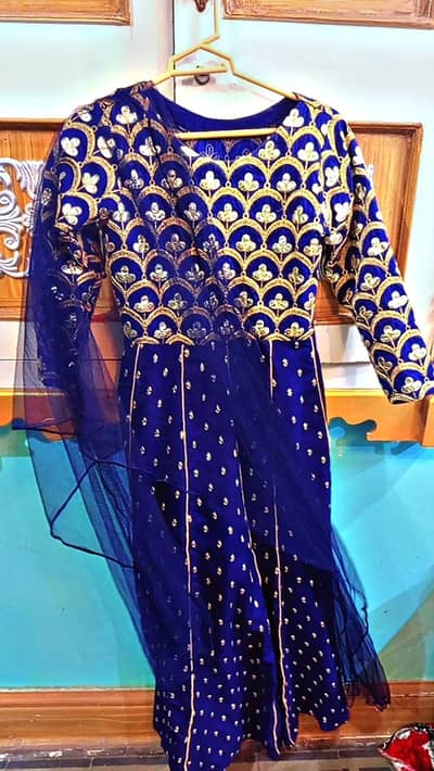 Kattan Slik Mexi Nevy blue colour