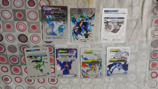 7 silver pokemon exclusive cards with packaging