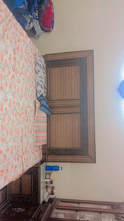 bed with side table dressing with out matrass