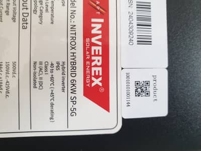 6kW Nitrox Inverex Hybrid (IP - 65) -