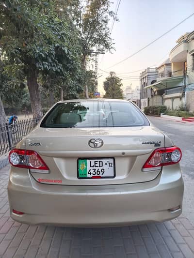 Toyota Corolla XLI 2012