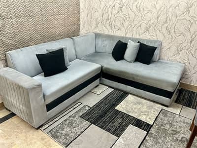 L-shaped 5 seater sofa set