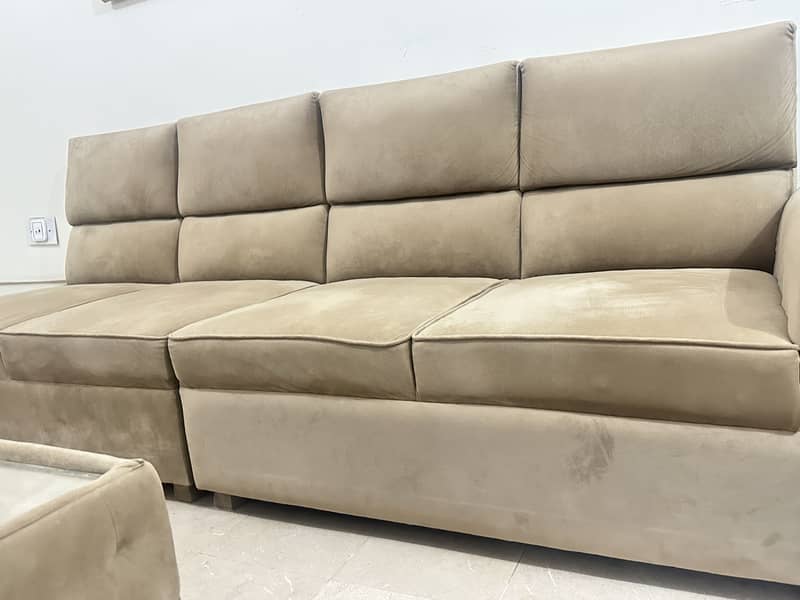 L shape sofa set 0