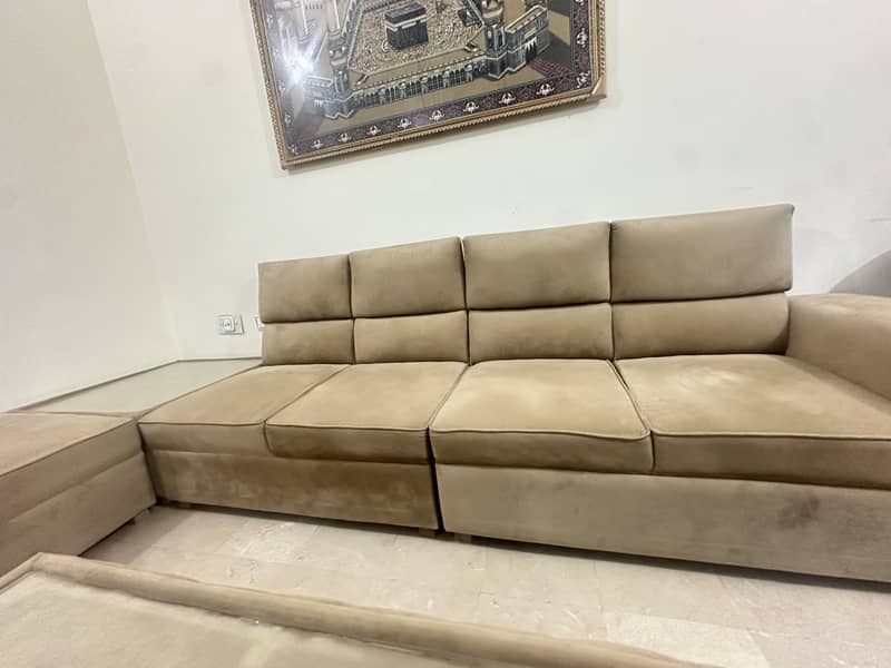 L shape sofa set 2
