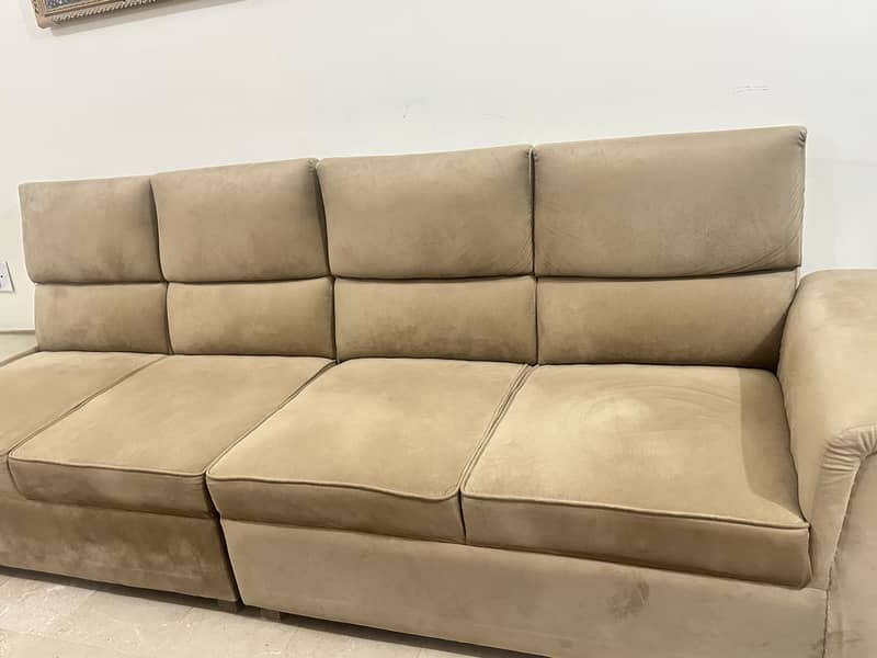 L shape sofa set 6