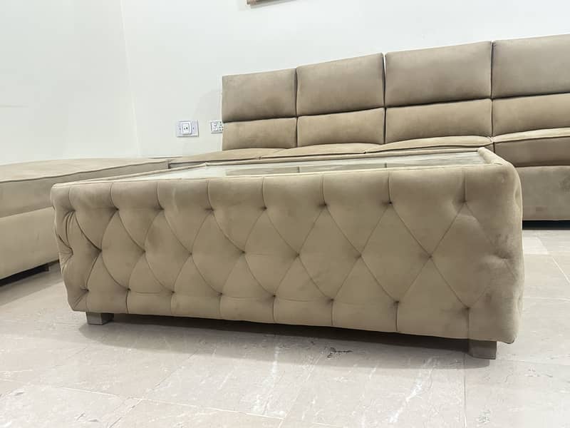 L shape sofa set 7