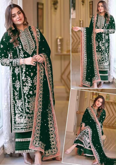 Aneela's Luxury Embroidered Chiffon Wedding Collection