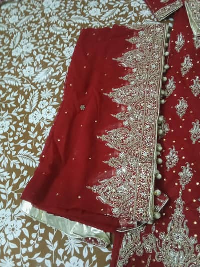Heavy Embroidered Bridal Dress for Barat/Walima – Urgent Sale