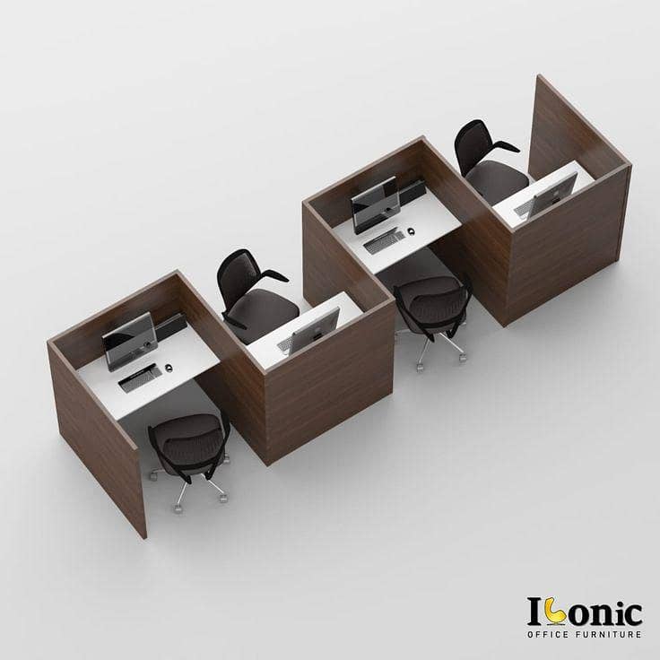 workstation call centre table cluster executive table 6