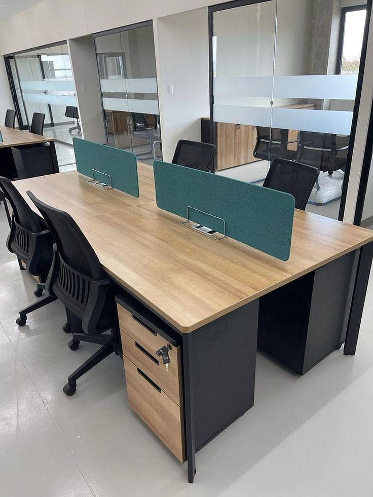 workstation call centre table cluster executive table 7
