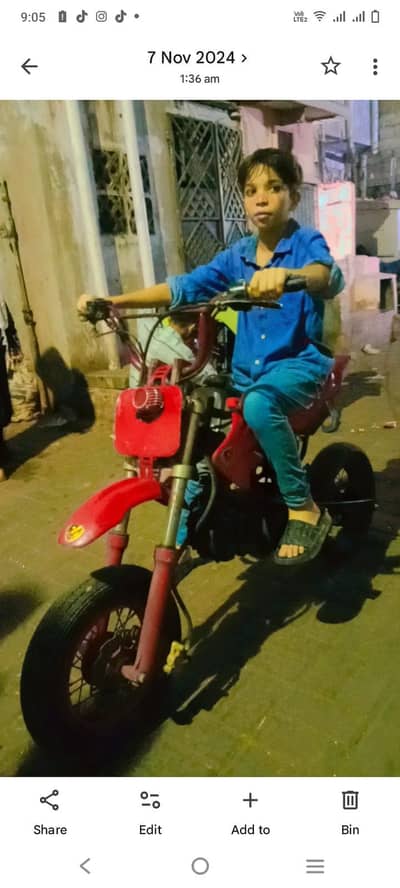 red mini dirt bike for kids sadar Karachi
