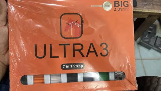 Ultra 3 Smartwatch 7 in 1 straps Bluetooth Calling 49mm
