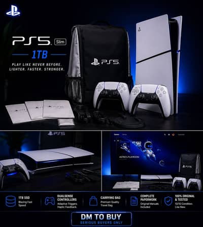 Playsation 5 slim disc edition 1TB