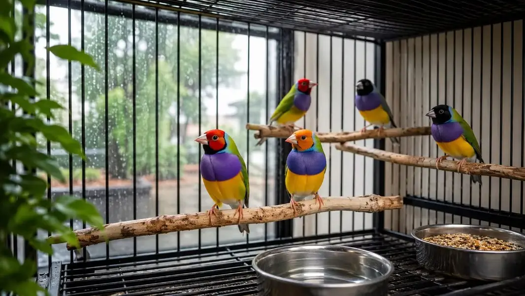 Gouldian Finches Breeding Setup (Foster Banglese Availale as well)
