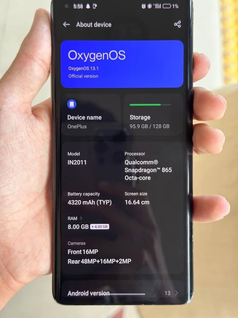One Plus 8 0