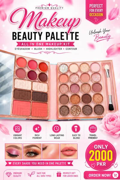 Premium Makeup Beauty Palette - All in One Kit