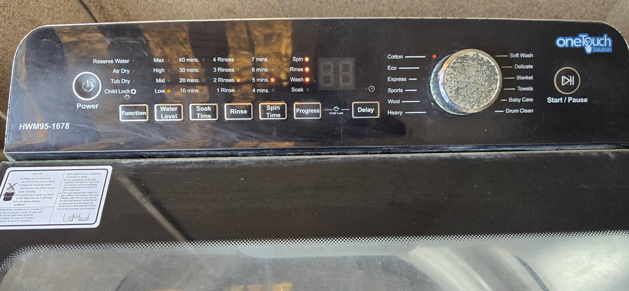 Haier fully automatic machine 1