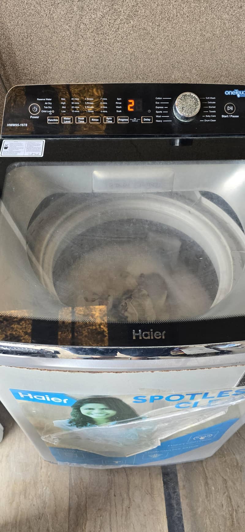 Haier fully automatic machine 3
