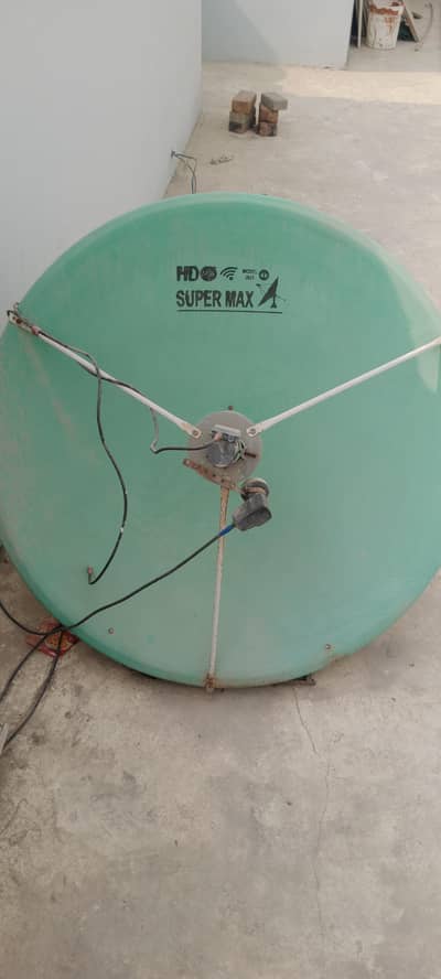Dish antenna+Reciver complete