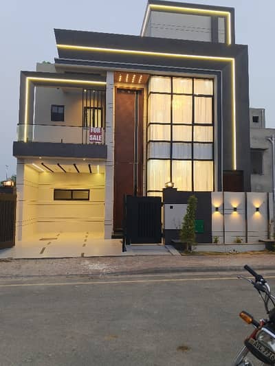 5.33 Marla Ultra Modrun Luxury Brand New House For Sale In Jinnah Block Bahria Town Lahore