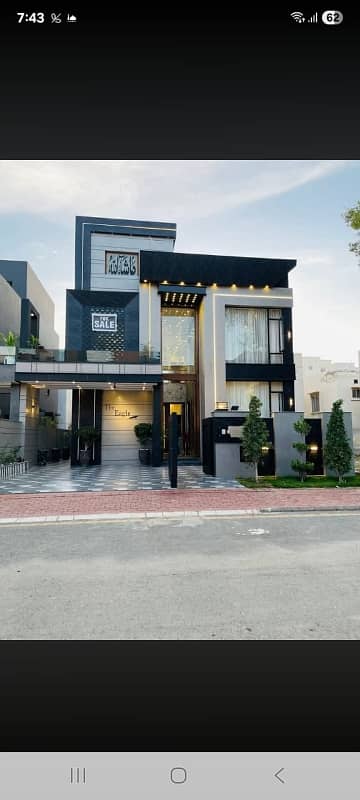 10 Marla Brand New Ultra Modrun Luxury House For Sale In Quaid Black Bahria Town Lahore