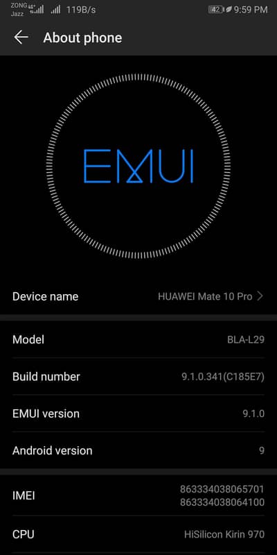Huawei Mate 10 Pro