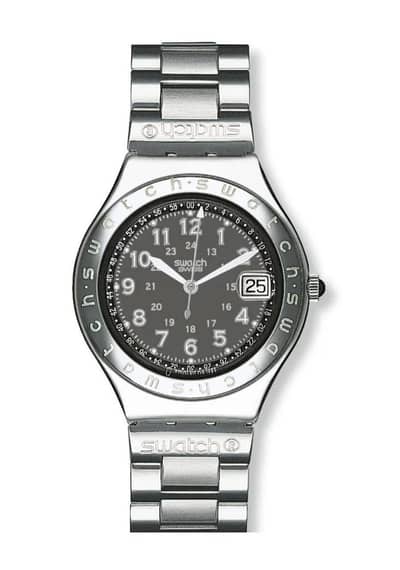 Swatch Irony HAPPY JOE GREY YGS411G | Original Swiss Quartz Watch