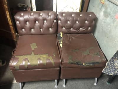 2 sofa for sale 1 sofa  is all ok and other  is bad condition