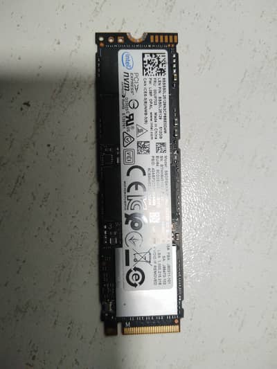 Intel 512 GB NVME M. 2 Storage 100% Health