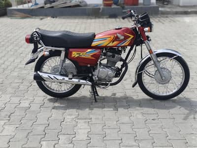 Honda Cg-125 kickstart with best condition.